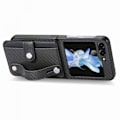 Miniatyrbillede 2 af 7: Samsung Galaxy Z Flip 6 Kortlomme + Håndstrop Sort