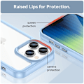 Miniatyrbillede 6 af 7: Hybrid Edge Case iPhone 14 Pro Lyseblå