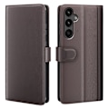 Pikkukuva 1 / 7: Aito nahkakotelo Samsung Galaxy A15 Ruskea