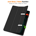 Miniatyrbillede 3 af 9: Samsung Galaxy Tab S9 FE Plus Etui Tri-Fold Med Pen-holder Sort
