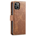 Miniatyrbillede 6 af 10: DG.MING 2-i-1 Magnet Pung iPhone 14 Cognac