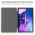 Pikkukuva 5 / 10: Lenovo Tab M10 Plus (3. sukupolvi) -kotelo, kolminkertainen, punainen