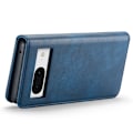 Miniatyrbild 3 av 9: DG.MING 2-in-1 Magnet Wallet Google Pixel 8 Blue