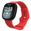 Miniatyrbild 1 av 3: Silikonarmband Fitbit Versa 4/Sense 2 Röd (L)