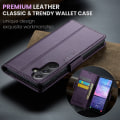 Miniatyrbillede 5 af 9: CaseMe Slim Pungetui RFID-beskyttelse Samsung Galaxy A14 Lilla