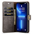 Pikkukuva 2 / 10: DG.MING 2-in-1 Magnet Plånboksfodral iPhone 15 Pro Brun