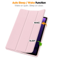 Miniatyrbillede 3 af 9: Samsung Galaxy Tab S9 FE Etui Tri-Fold Med Pen-holder Rosa