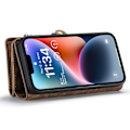 Pikkukuva 5 / 10: CaseMe Multi-Slot 2 i 1 Plånboksfodral iPhone 15 Pro Ruskea