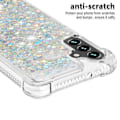 Pikkukuva 3 / 5: Glitter Bling TPU -kotelo Samsung Galaxy A13 - hopea