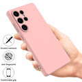Pikkukuva 2 / 7: Silikonikuori Samsung Galaxy S25 Ultra Vaaleanpunainen