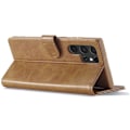 Miniatyrbillede 4 af 10: LC.IMEEKE Pungetui Samsung Galaxy S24 Ultra Cognac