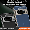 Miniatyrbillede 2 af 5: Imak 2 Pack Hærdet Glas Linsebeskyttelse Google Pixel 8 Pro