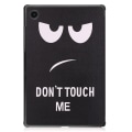 Pikkukuva 8 / 8: Samsung Galaxy Tab A8 10.5 -kotelo Tri-fold Don't Touch Me