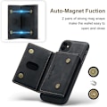 Miniatyrbillede 6 af 10: DG.MING 2 i 1 Magnetisk Kortlomme Etui iPhone 11 Sort