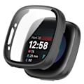 Miniatyrbillede 1 af 6: Hårdt cover til Fitbit Versa 4/Sense 2 Sort