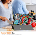Pikkukuva 7 / 9: iPad Air 13 1. sukupolvi (2024) -kotelo Tri-fold Graffiti