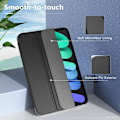 Miniatyrbild 4 av 7: iPad Mini 7th Gen (2024) Fodral Tri-fold Magnetic Svart