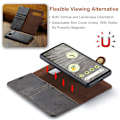 Miniatyrbild 6 av 10: DG.MING 2-in-1 Magnet Wallet Google Pixel 7a Brown
