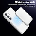 Miniatyrbild 7 av 10: Glitter MagSafe Skal Samsung Galaxy S25 Transparent
