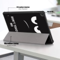Pikkukuva 6 / 9: Lenovo Tab M10 (3rd gen) -kotelo Tri-fold Don't Touch Me