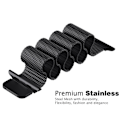 Miniatyrbillede 3 af 3: Milanese Loop Armbånd Apple Watch 42/44/45/49mm Sort
