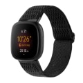Pikkukuva 1 / 3: Fitbit Versa 4/Sense 2 -punottu nailonranneke, musta