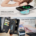 Miniatyrbillede 8 af 9: CaseMe Multi-Slot 2 i 1 Pungetui iPhone 16 Sort