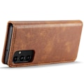 Miniatyrbild 3 av 8: DG.MING 2-in-1 Magnet Wallet Samsung Galaxy A13 Cognac