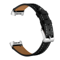 Miniatyrbild 4 av 7: Äkta Läderarmband Fitbit Charge 3/4 Svart