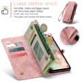 Miniatyrbild 7 av 9: CaseMe Multi-Slot 2 i 1 Plånboksfodral Samsung Galaxy A55 Rosa