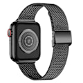 Pikkukuva 2 / 2: Milanese-ranneke Apple Watch 38/40/41mm Musta