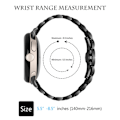 Miniatyrbillede 3 af 3: Metalrem i sommerfuglespænde til Google Pixel Watch 2 Sort