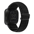 Miniatyrbillede 2 af 3: Flettet nylonrem til Fitbit Versa 3/Sense - Sort