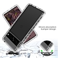 Miniatyrbild 3 av 5: 360 Full Cover Edge Case Google Pixel 7 Pro Transparent