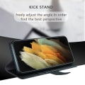 Miniatyrbild 3 av 6: Äkta Läderfodral Samsung Galaxy S22 Ultra Brun