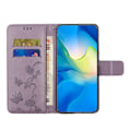 Pikkukuva 2 / 5: Perhoskuvioitu nahkakotelo Samsung Galaxy A35 - Lila