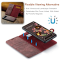 Miniatyrbild 7 av 8: DG.MING 2-in-1 Magnet Wallet Google Pixel 7 Red