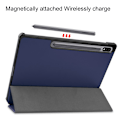 Miniatyrbillede 6 af 9: Samsung Galaxy Tab S7 Plus/S8 Plus 12.4 Etui Tri-fold Blå