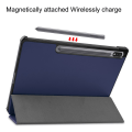Pikkukuva 6 / 9: Samsung Galaxy Tab S7 Plus/S8 Plus 12.4 Kotelo Tri-fold Sininen