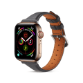 Pikkukuva 1 / 5: Kapea nahkaranneke Apple Watch 41mm Series 9 Musta