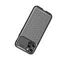Pikkukuva 5 / 5: Hiilikuituinen iskunkestävä TPU-kuori iPhone 12 Pro Max - Musta