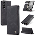 Miniatyrbillede 1 af 10: CaseMe Slim Wallet Case Samsung Galaxy S24 FE Sort