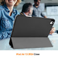 Pikkukuva 8 / 10: iPad Air 13 1. sukupolvi (2024) -kotelo Tri-Fold kynätelineellä Musta