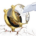 Miniatyrbillede 3 af 4: Fuldækkende Skal Galaxy Watch Active 2 44mm Guld
