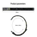 Miniatyrbillede 3 af 3: Nylonrem til Samsung Galaxy Watch FE - Camouflage - Sort