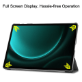 Pikkukuva 4 / 9: Samsung Galaxy Tab S9 FE Plus -kotelo Tri-fold Harmaa