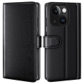 Miniatyrbillede 1 af 7: Ægte Læderetui iPhone 15 Plus Sort