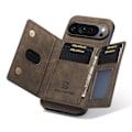 Miniatyrbillede 6 af 10: DG.MING Magnetisk Kortlomme Etui Google Pixel 9 Pro XL Brun