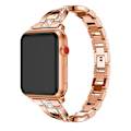 Miniatyrbillede 2 af 4: Rhinestone Krystalarmbånd Apple Watch Series 10 46mm Roséguld