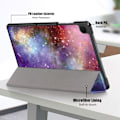 Pikkukuva 6 / 10: Samsung Galaxy Tab A9 Plus -kotelo Tri-fold Tähtitaivas